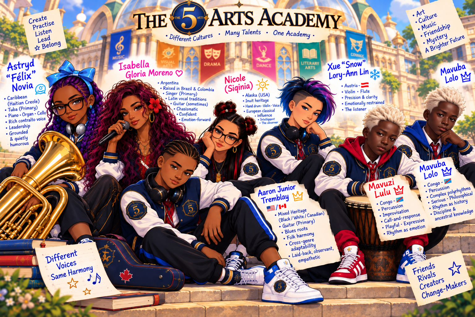 Music Main Characters